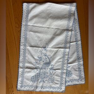 Vintage Handmade Cotton rushnyk / decorative towel /table Runner